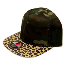 Gorra snapback de cuero acrílico 100% con su logotipo